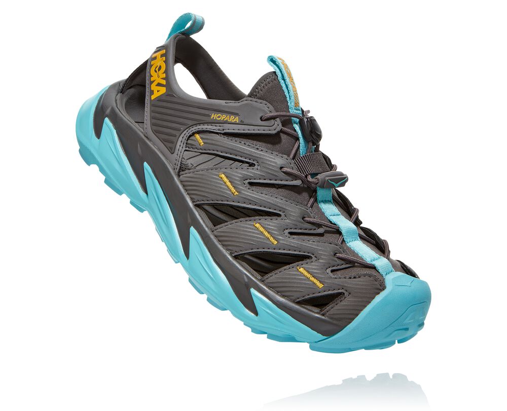 Hoka One One Hopara Sandaler Dam MörkGrå - SE-9614027